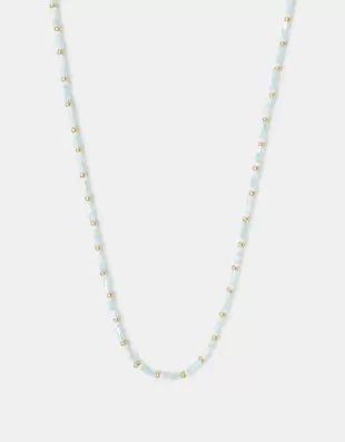 14ct Gold-Plated Bead Necklace