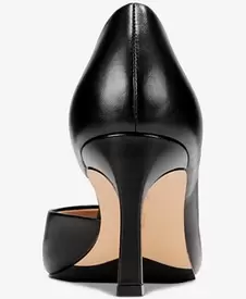 Women's Valorr Peep Toe d'Orsay Leather Pumps