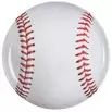 Baseball Melamine Round Platter, 13.5in