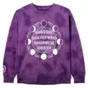 Agatha All Along Tie-Dye Glow-in-the-Dark Pullover Sweatshirt for Adults – Exclusive