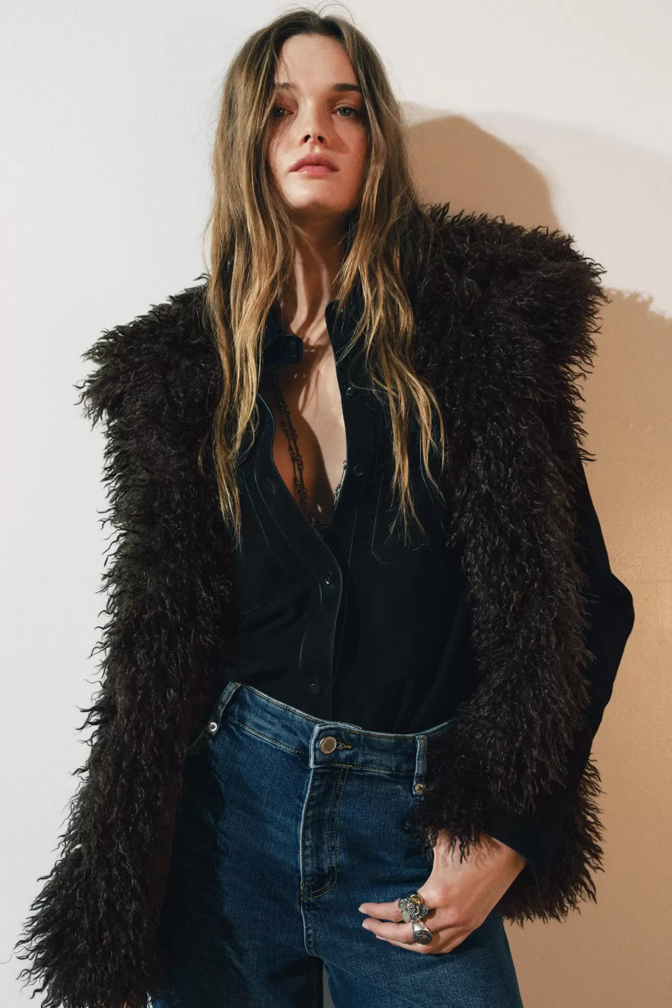 FAUX FUR VEST