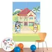 Bluey Paper Photo Booth Kit with Props, 4.6ft x 6.7ft