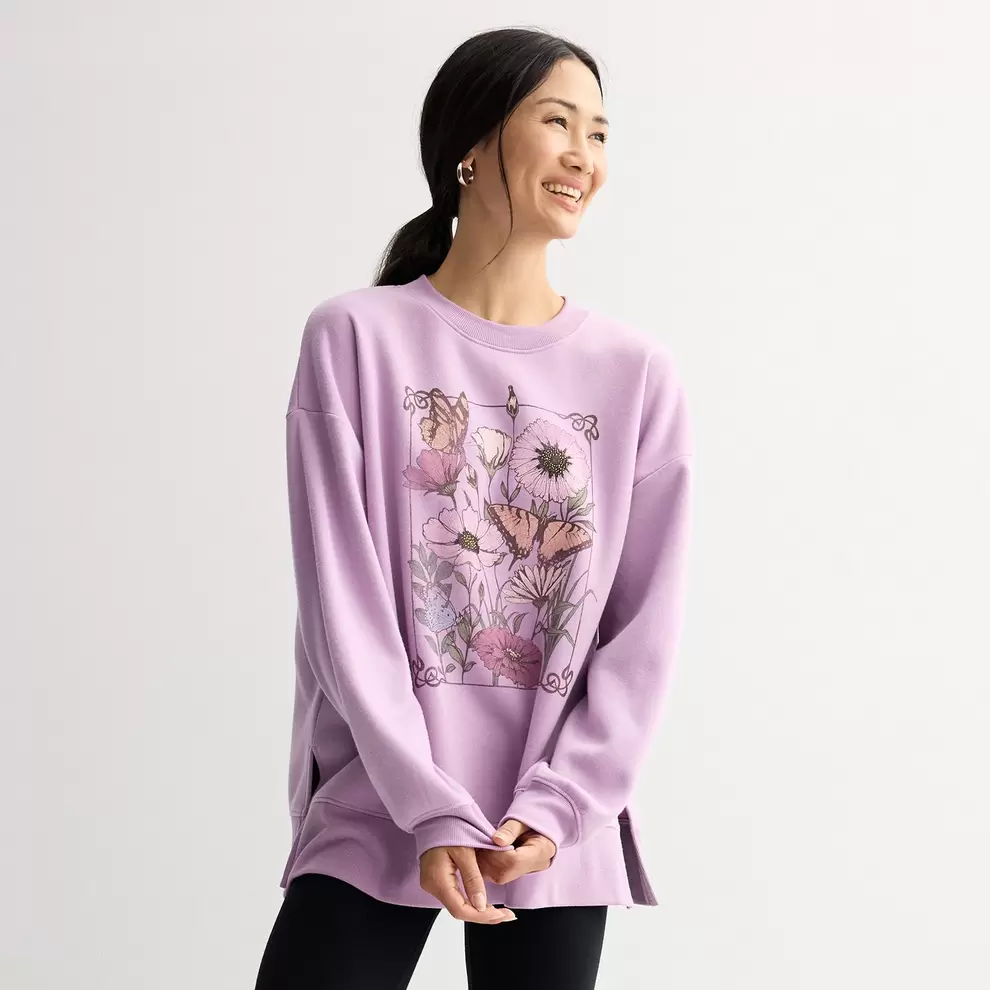 Women's Graphic Fleece Pullover