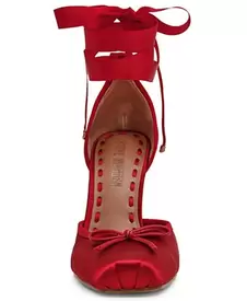 Women's Larina Lace-Up High-Heel Ballet Pumps