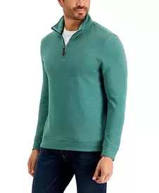 Men's Birdseye Quarter-Zip Pullover
