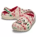 Santa Mickey Mouse Fair Isle Holiday Clogs for Adults by Crocs