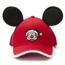 Santa Mickey Mouse Holiday Baseball Ear Cap for Kids
