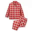 Santa Mickey Mouse Plaid Holiday Sleep Set for Men