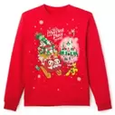 Mickey Mouse and Friends ''The Merriest Place on Earth'' Pullover Sweatshirt for Adults