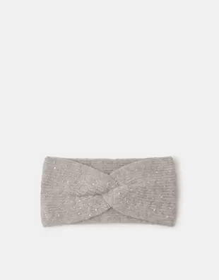 Rhinestone Twist Knit bando Headband