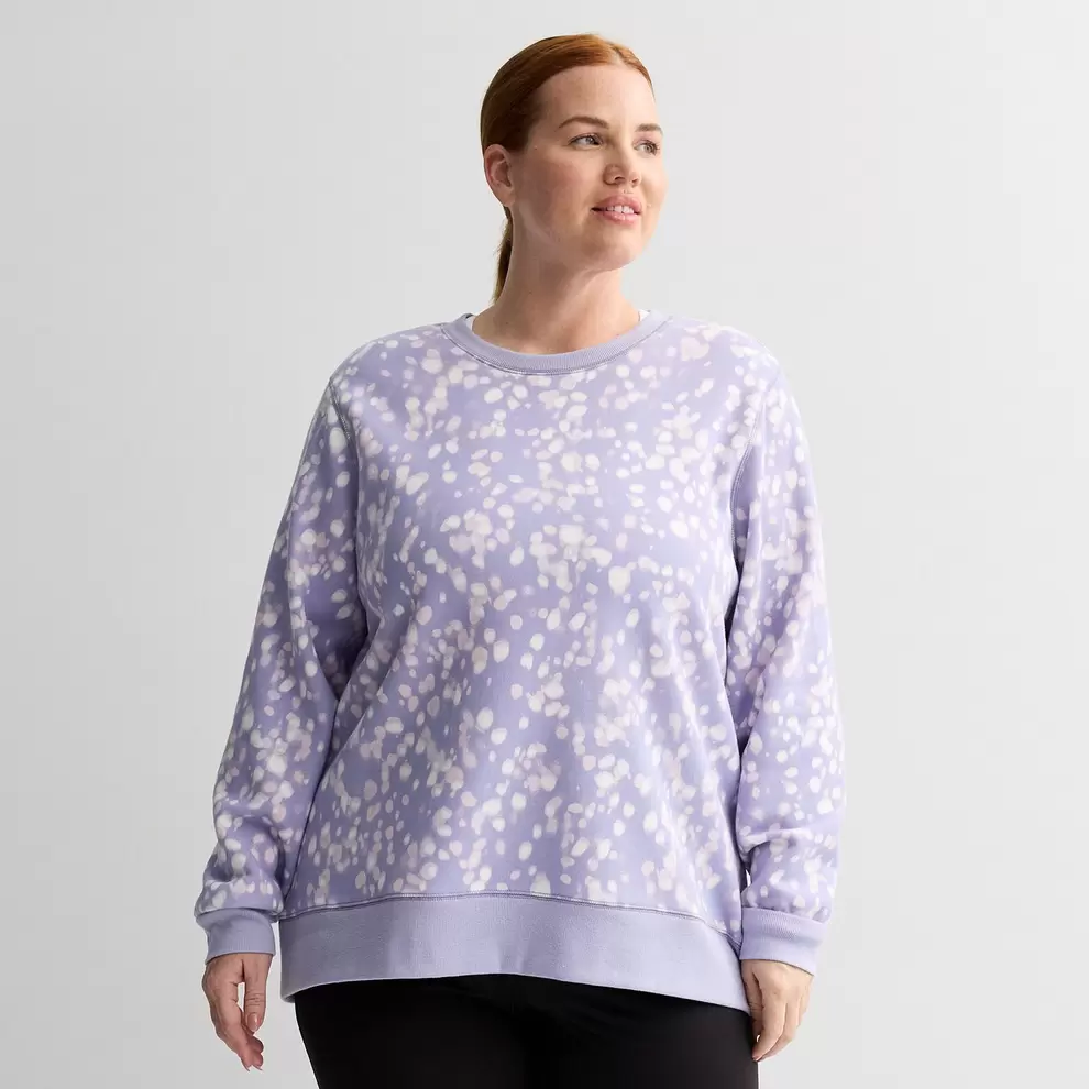 Plus Size Tek Gear® Ultrasoft Fleece Crewneck Sweatshirt