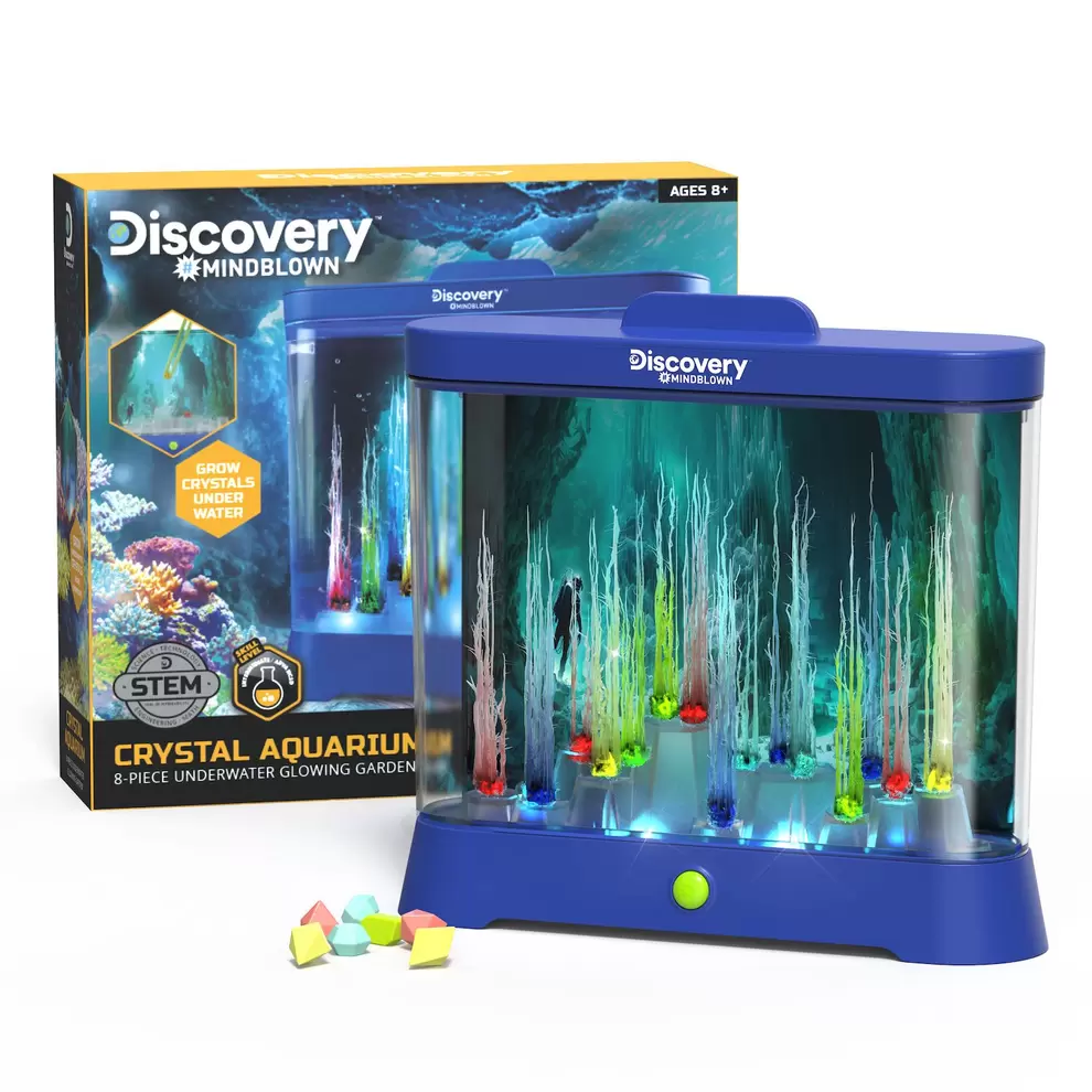 Discovery Mindblown #MINDBLOWN Crystal Aquarium 8 pc Set