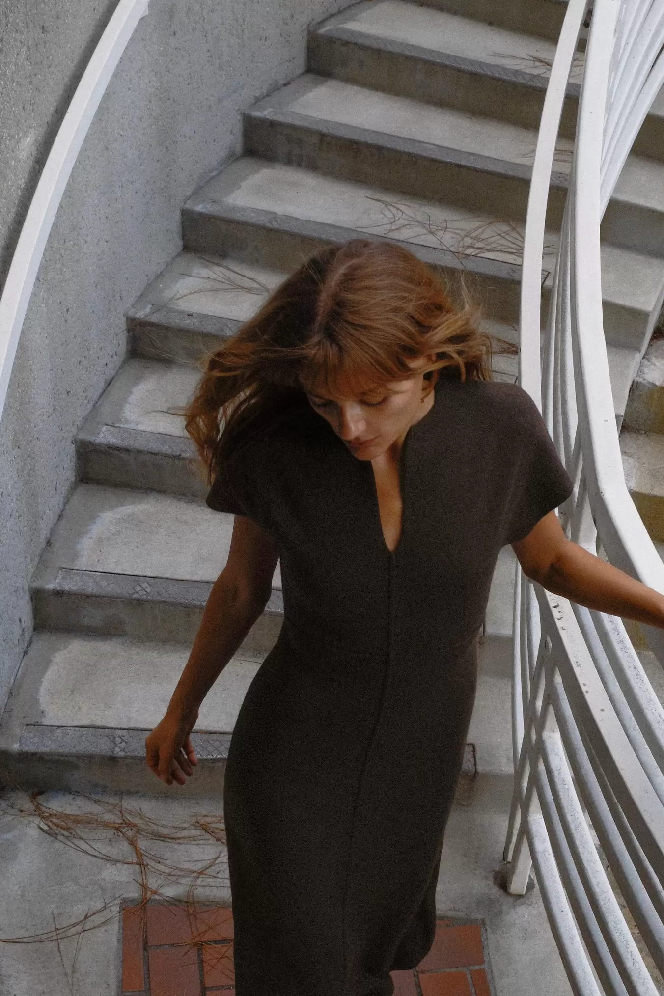 KNIT MIDI DRESS