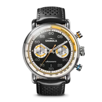 Canfield Speedway Open Road Automatic Chronograph Watch - Black Canfield Speedway Open Road Automatic Chronograph Watch Black