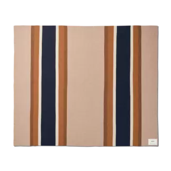 Alpaca Throw Blanket - Pink / Beige Alpaca Throw Blanket