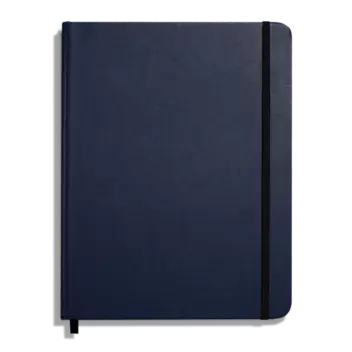 Large Hard Ruled Journal - Navy Large Hard Ruled Journal
