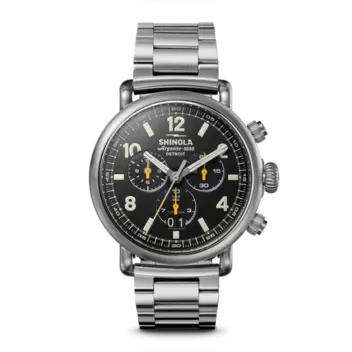 Runwell Chronograph West Wind Watch Gift Set with Additional Strap - Black Runwell Chronograph West Wind Watch Gift Set with Additional Strap