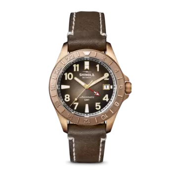 Bronze Monster GMT Automatic Watch - Dark Brown Degrade Bronze Monster GMT Automatic Watch