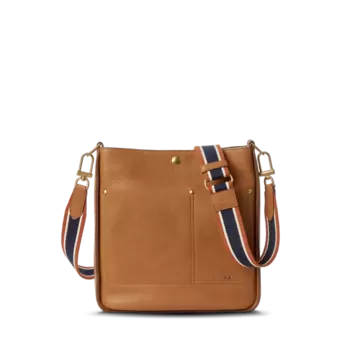Pocket Crossbody Bag - Tan Pocket Crossbody Bag