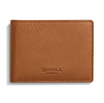Slim Bifold Wallet - Tan Slim Bifold Wallet
