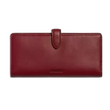 Continental Snap Wallet - Ruby Continental Snap Wallet