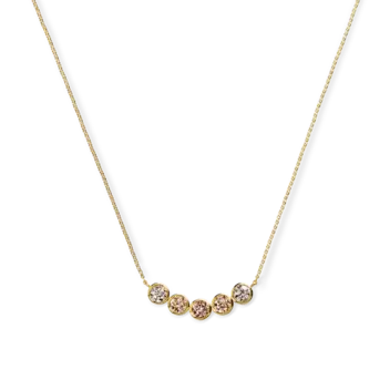 2 Carat Desert Diamond Curved Bar Necklace 2 Carat Desert Diamond Curved Bar Necklace