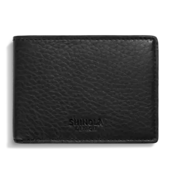 Slim Bifold Wallet - Black Slim Bifold Wallet