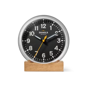 6" Runwell Clock - Black 6" Runwell Clock