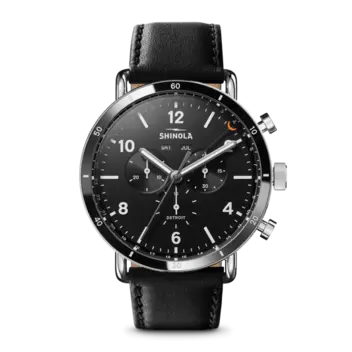 Canfield Sport Chronograph Watch - Matte Black Canfield Sport Chronograph Watch