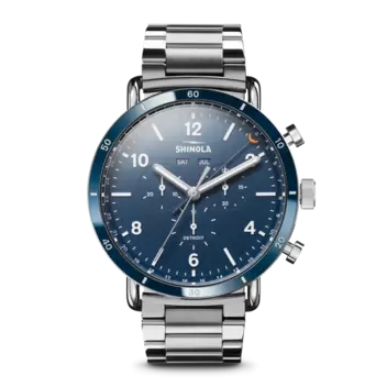 Canfield Sport Chronograph Watch - Midnight Blue