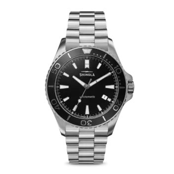 Lake Superior Monster Automatic Watch - Glossy Black