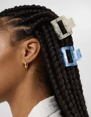 4-Pack Resin Square Claw Clips