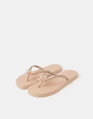 Lotus Flower Flip Flops Pink