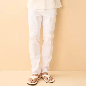 Young Mens White Pants