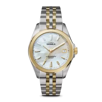 Circadian Monster Automatic Watch - White Mother of Pearl