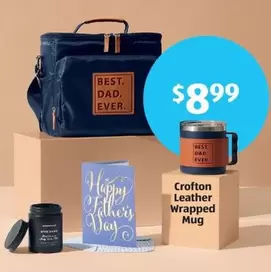Crofton Leather Wrapped Mug