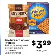 Snyder's - Pretzels or Graham Crackers
