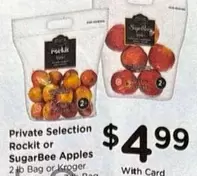 Rockit or SugarBee Apples