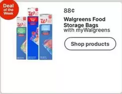 Walgreens Food Storage Bags