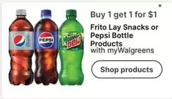 Pepsi - Frito Lay Snacks or Bottle Products