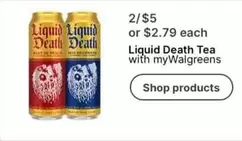 Liquid Death Tea
