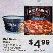 Red Baron - Pizza or Ice Cream