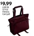 LIVE IN STYLE Fitness Carryall