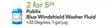 Blue Windshield Washer Fluid