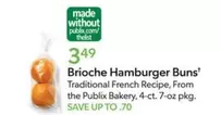 Brioche Hamburger Buns
