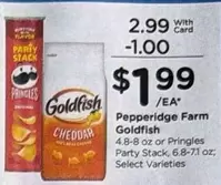 Pringles - Goldfish or Party Stack