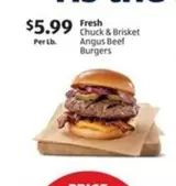 Chuck & Brisket Angus Beef Burgers