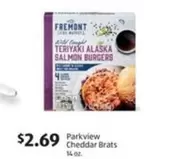Parkview - TERIYAKI ALASKA SALMON BURGERS
