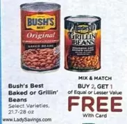 bush's best - Baked or Grillin' Beans