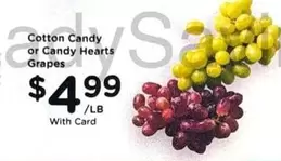 Cotton Candy or Candy Hearts Grapes